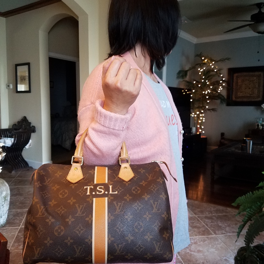 SOLD@! Louis Vuitton Heritage Monogram Satchel